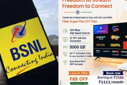 BSNL Boosts the Fiber Freedom Plan With 200 Mbps at Rs 1,111 | The Mobile Times