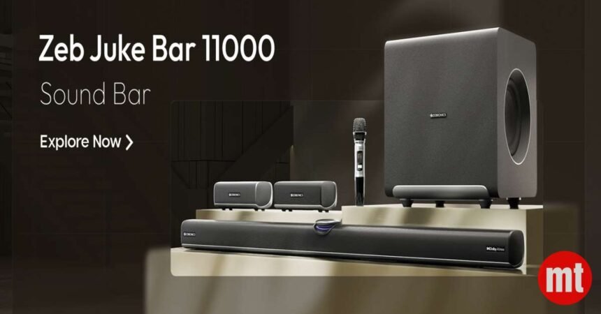 Zebronics Launches the Zeb-Juke Bar 9900 with 11.2.4 Channel Audio | The Mobile Times