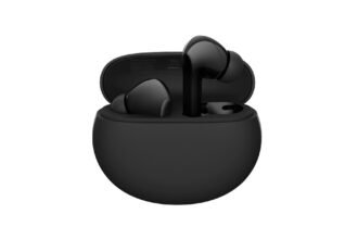 Redmi Buds 5A earbuds in their charging case