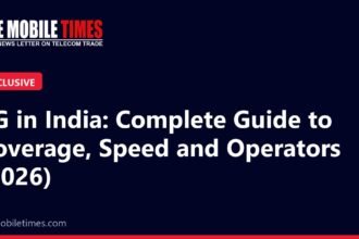 The Mobile Times headline card: 5G in India: Complete Guide to Coverage, Speed and Operators (2026)