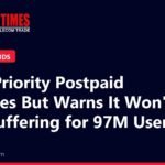 The Mobile Times headline card: Airtel Priority Postpaid Launches But Warns It Won't Stop Buffering for 97M Users