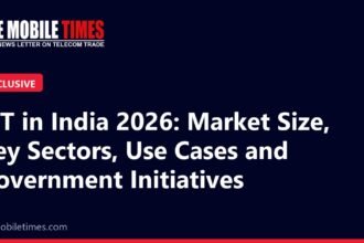 The Mobile Times headline card: IoT in India 2026: Market Size, Key Sectors, Use Cases and Government Initiatives