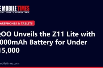 The Mobile Times headline card: iQOO Unveils the Z11 Lite with 5,000mAh Battery for Under ₹15,000
