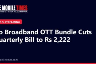 The Mobile Times headline card: Jio Broadband OTT Bundle Cuts Quarterly Bill to Rs 2,222
