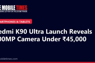 The Mobile Times headline card: Redmi K90 Ultra Launch Reveals 200MP Camera Under ₹45,000