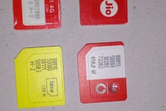 SIM cards used in India